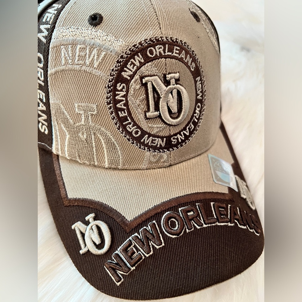 City Hunter Authentic Headwear New Orleans Cap, Beautiful Embroidered Details - Picture 9 of 10